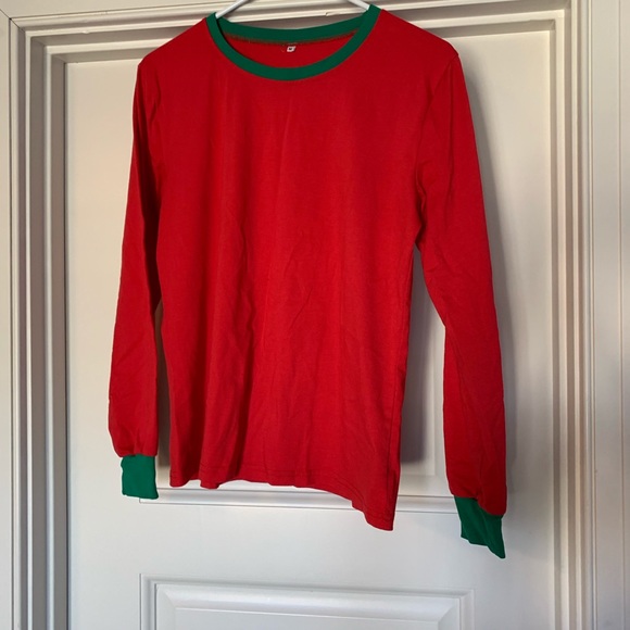 Red & Green Christmas PJ Set - Picture 2 of 7